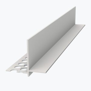 TEMPOLISTEL® B101 Profilé de transition décaissé à enduire pour jonction faux plafond plaque de plâtre et démontable