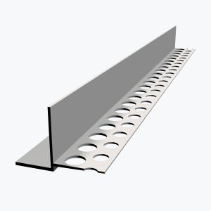 TEMPOLISTEL® B105 Profilé de transition pour jonction faux plafond plaque de plâtre et démontable avec un coté à enduire