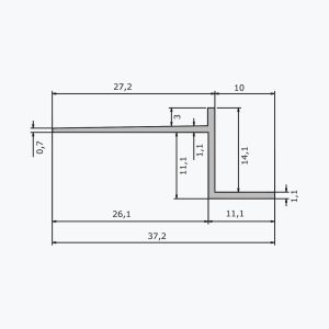 TEMPOLISTEL® A102 Profilé joint creux - Image 2