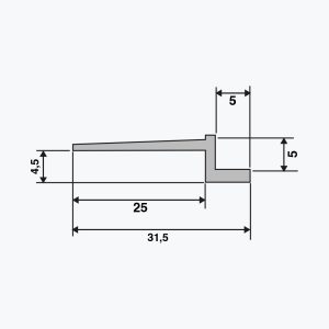 TEMPOLISTEL® A103 Profilé joint creux - Image 2