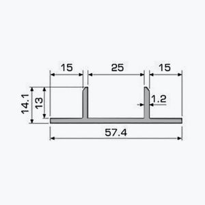 TEMPOLISTEL® A121 Profilé couvre joint - Image 2
