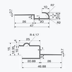 TEMPOLISTEL® A125 Joint de dilatation pour faux-plafond - Image 2