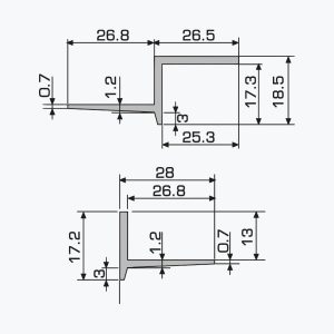 TEMPOLISTEL® A128 Joint de dilatation pour faux-plafond - Image 2