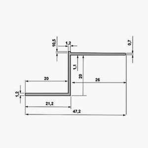 TEMPOLISTEL® A129 Profilé joint creux - Image 2