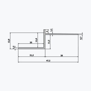 TEMPOLISTEL® A130 Profilé joint creux - Image 2