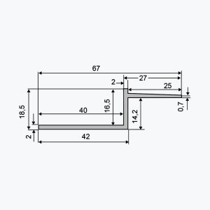 TEMPOLISTEL® B112 Profilé joint creux - Image 2